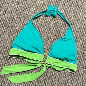 Ralph Lauren color block swim top